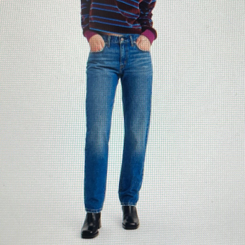 Levi’s Woman’s Middy Straight Jeans Size 25 X 31 New With Tags